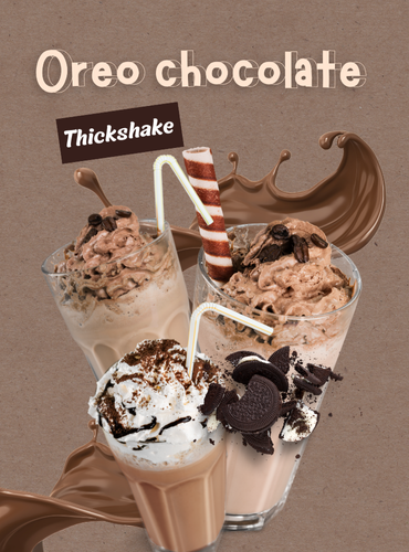 oreo chocolate thickshake